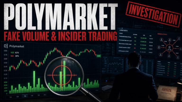Polymarket Faces Questions Over Fake Volume and Insider Trading — cover art